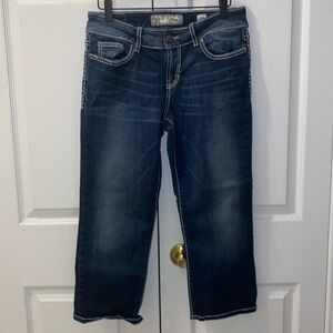 Buckle BKE Culture Capri Crop Denim Jean Size 29